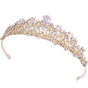Wedding Rhinestone Crown Hair Bridal Accessory